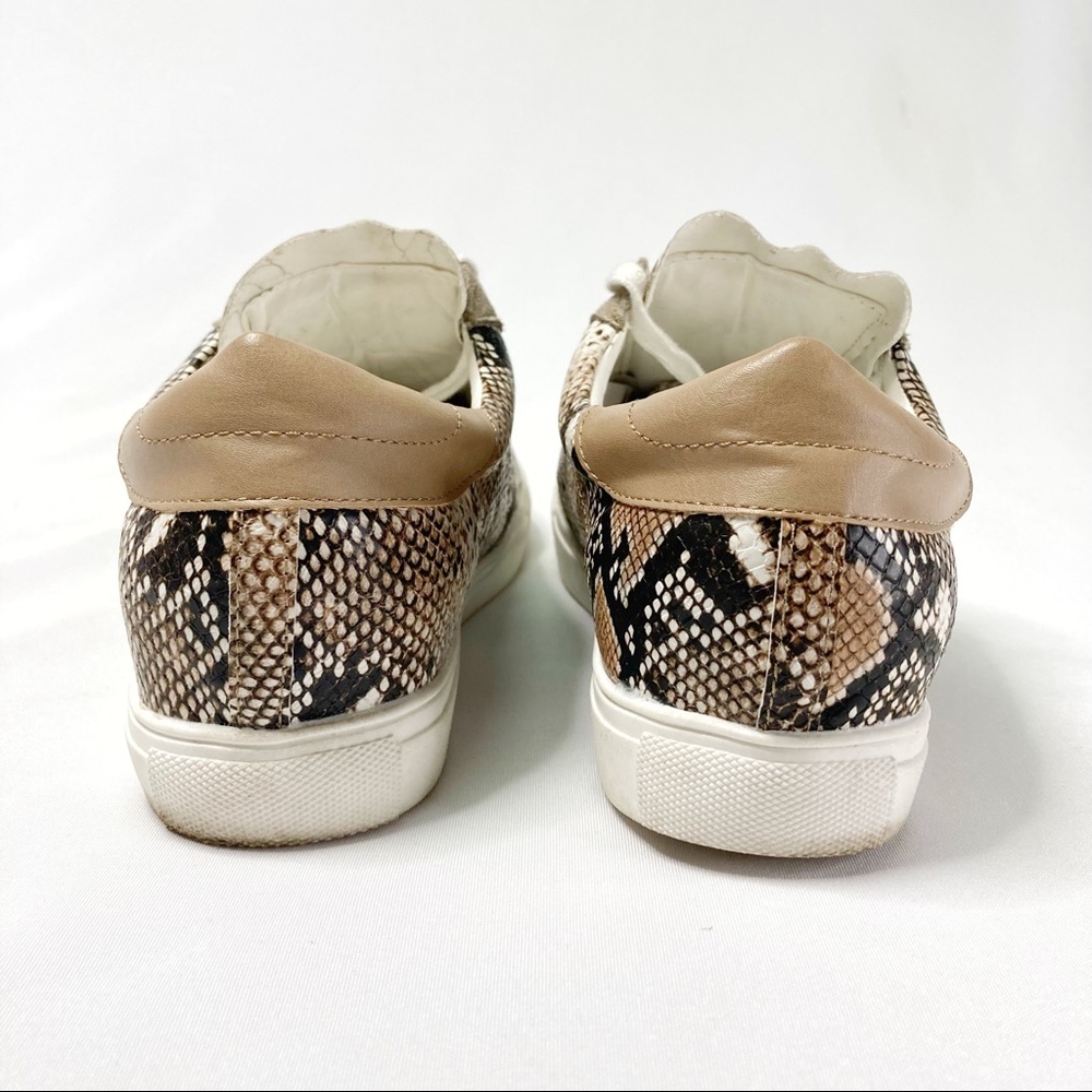 Snakeskin Star Fashion Sneakers Let’s See Style Size 9 - Picture 6 of 9